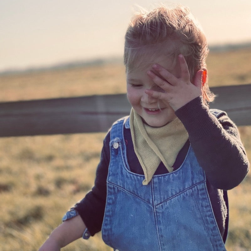 moutty MOUTARDE BANDANA EN CACHEMIRE - ENFANT